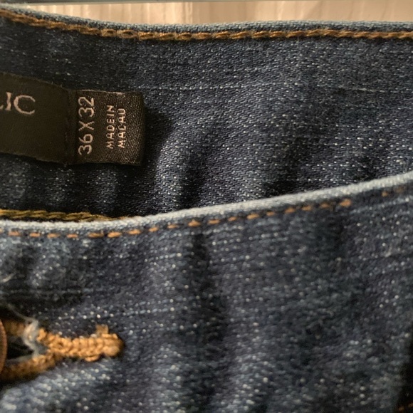 Banana Republic Rapid Movement Denim Women’s Straight Leg Slim Fit Jeans 36/32 - Picture 4 of 12